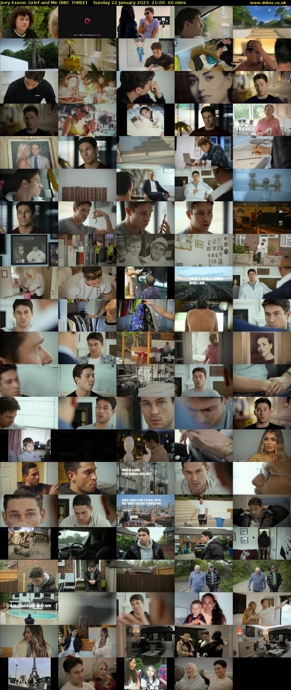 Joey Essex: Grief and Me (BBC THREE) Sunday 22 January 2023 21:00 - 22:00