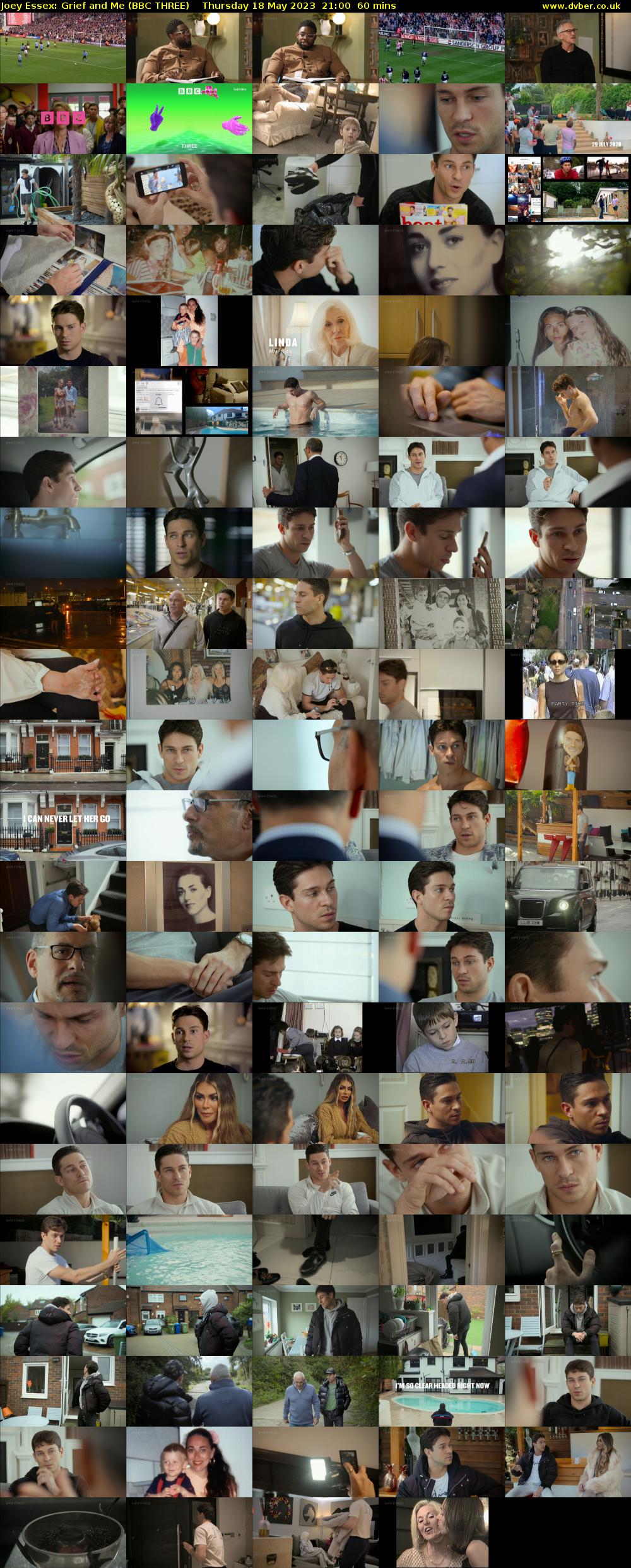 Joey Essex: Grief and Me (BBC THREE) Thursday 18 May 2023 21:00 - 22:00