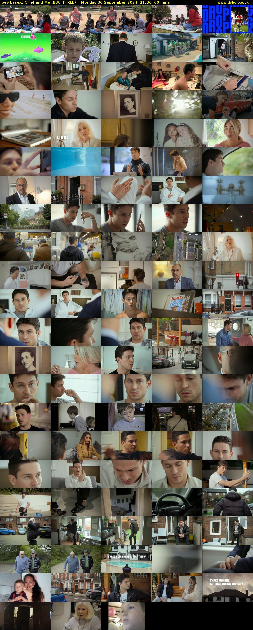Joey Essex: Grief and Me (BBC THREE) Monday 30 September 2024 21:00 - 22:00