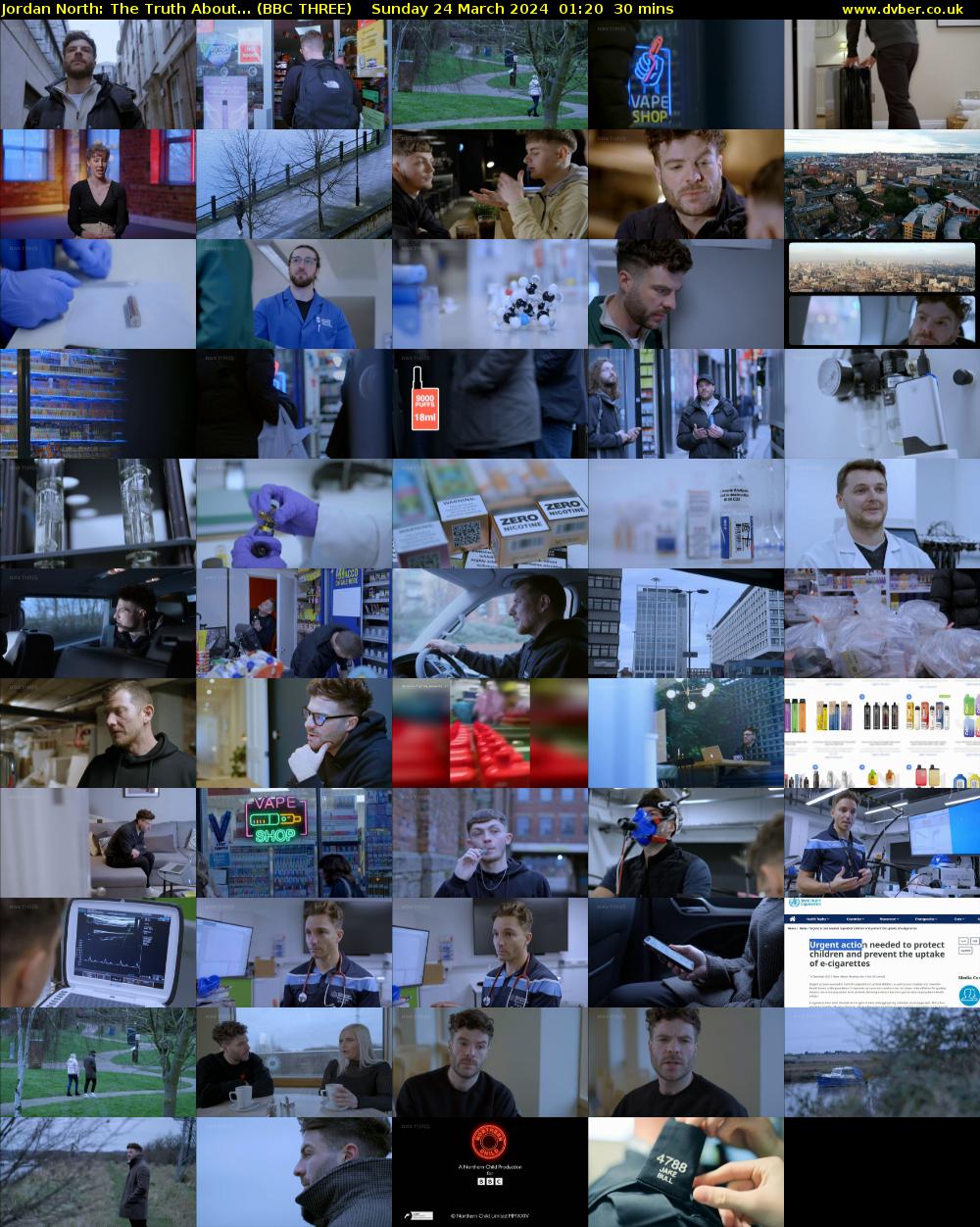 Jordan North: The Truth About... (BBC THREE) Sunday 24 March 2024 01:20 - 01:50