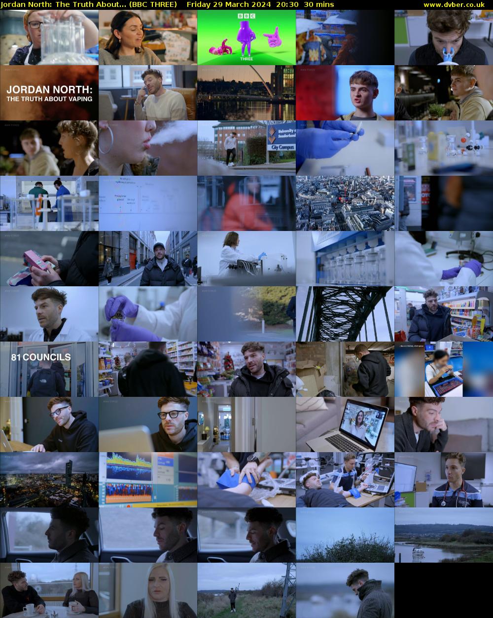 Jordan North: The Truth About... (BBC THREE) Friday 29 March 2024 20:30 - 21:00