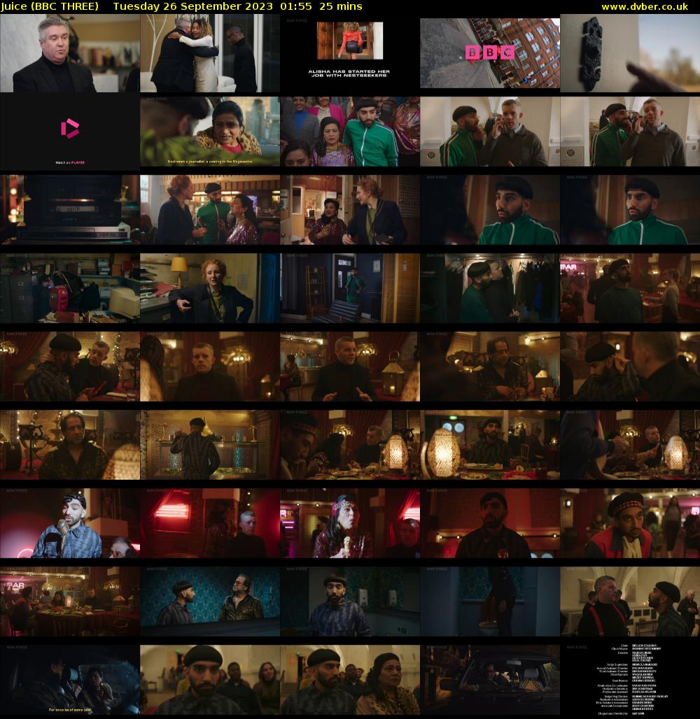 Juice (BBC THREE) Tuesday 26 September 2023 01:55 - 02:20