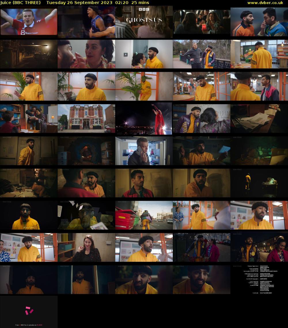 Juice (BBC THREE) Tuesday 26 September 2023 02:20 - 02:45