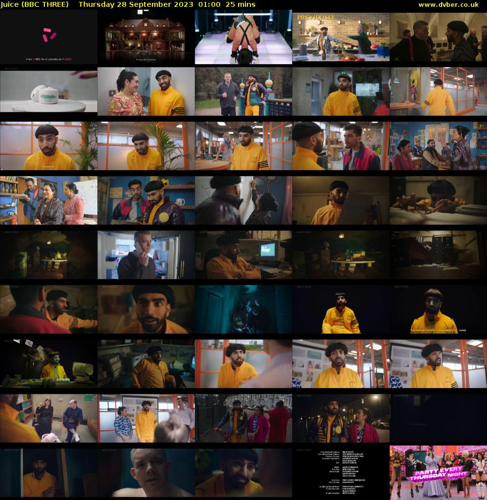 Juice (BBC THREE) Thursday 28 September 2023 01:00 - 01:25