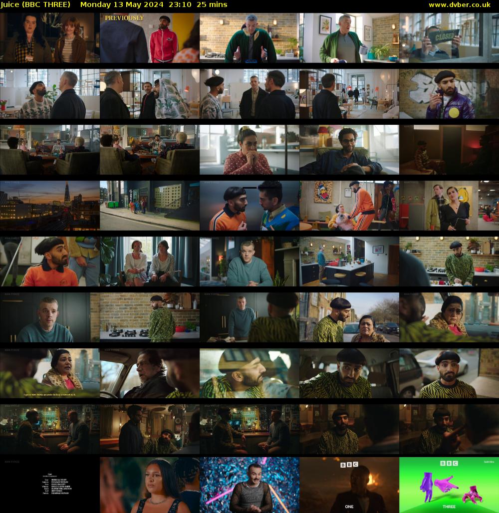 Juice (BBC THREE) Monday 13 May 2024 23:10 - 23:35