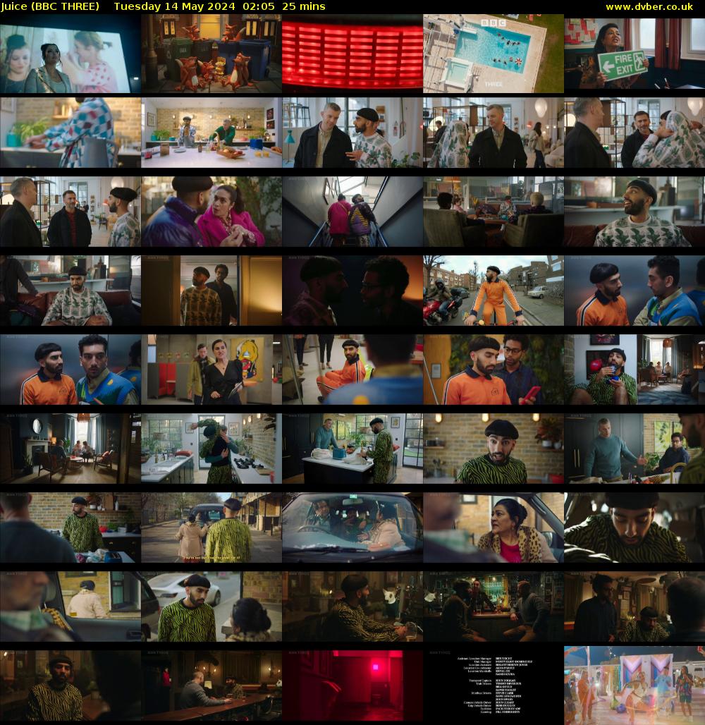 Juice (BBC THREE) Tuesday 14 May 2024 02:05 - 02:30