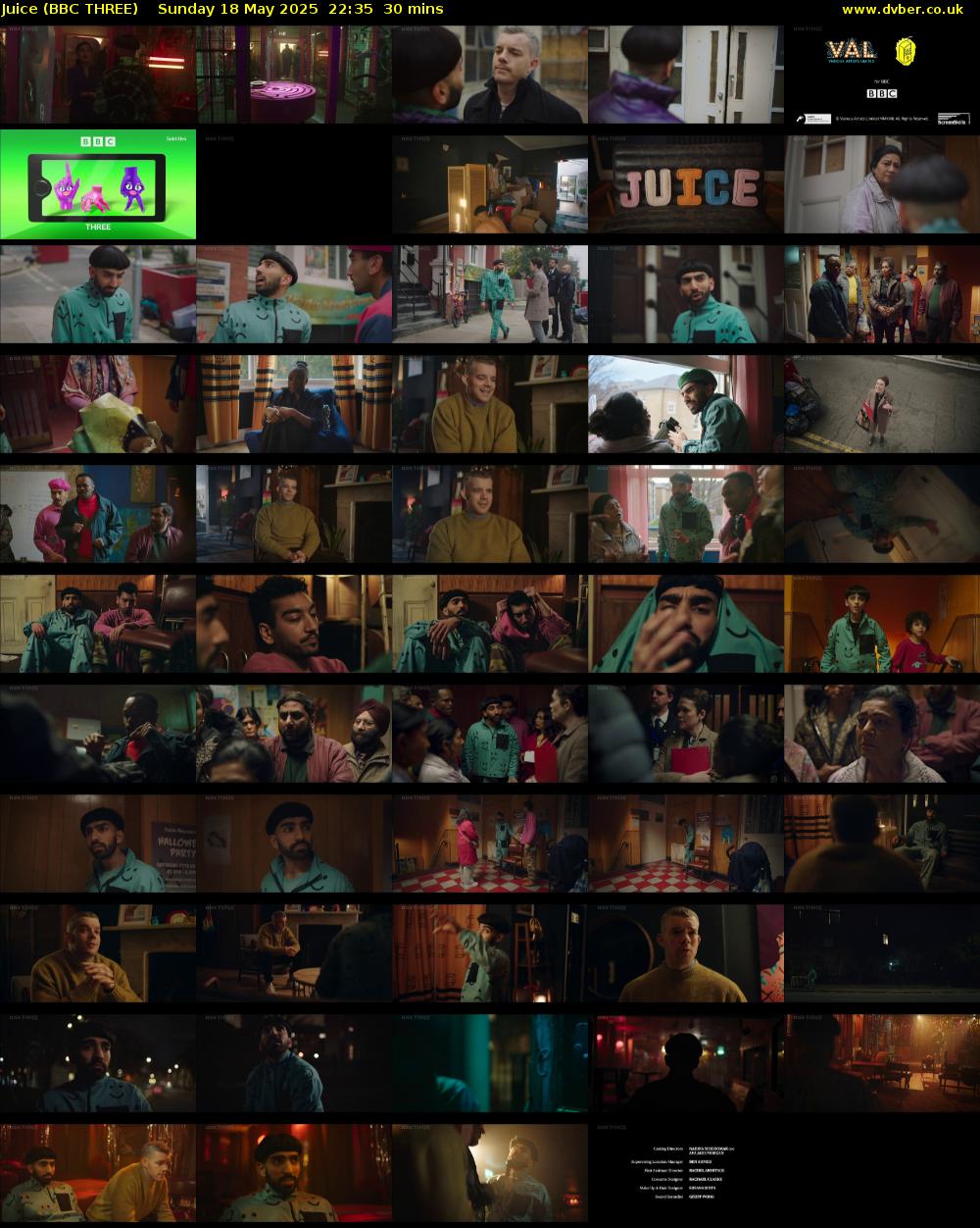 Juice (BBC THREE) Sunday 18 May 2025 22:35 - 23:05