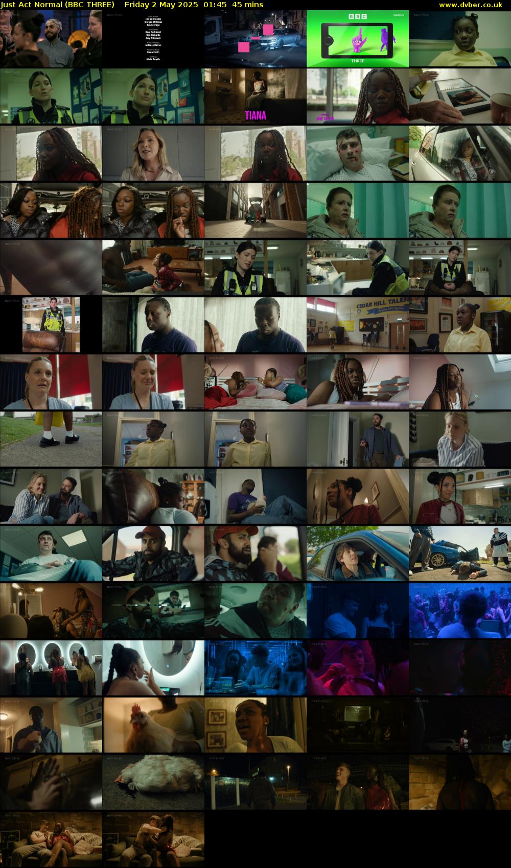 Just Act Normal (BBC THREE) Friday 2 May 2025 01:45 - 02:30