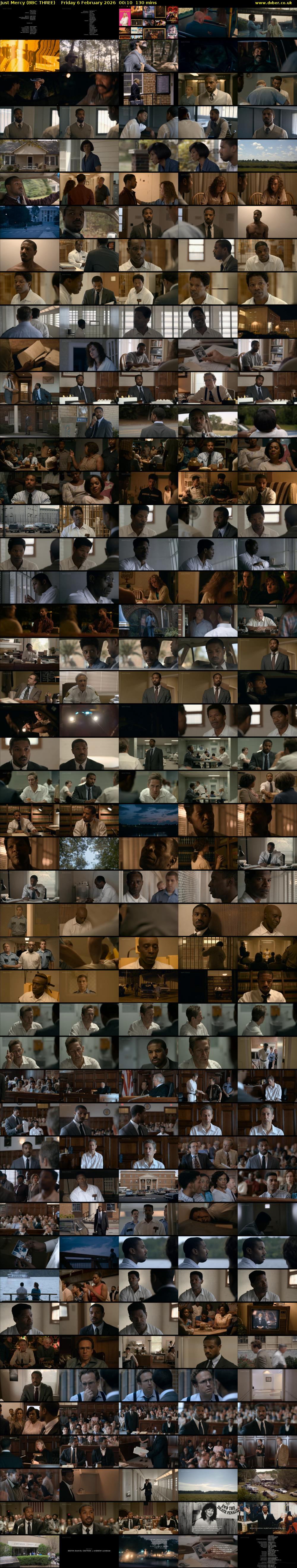 Just Mercy (BBC THREE) Friday 6 February 2026 00:10 - 02:20