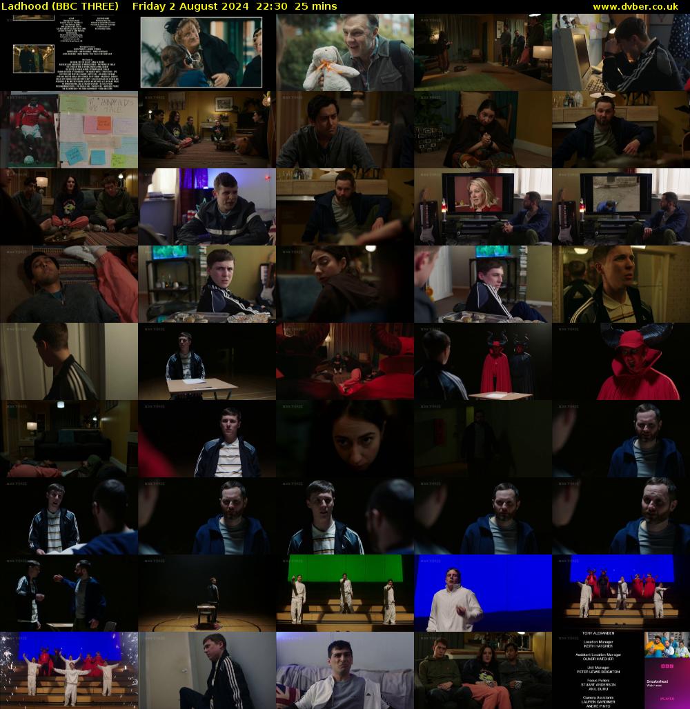 Ladhood (BBC THREE) Friday 2 August 2024 22:30 - 22:55