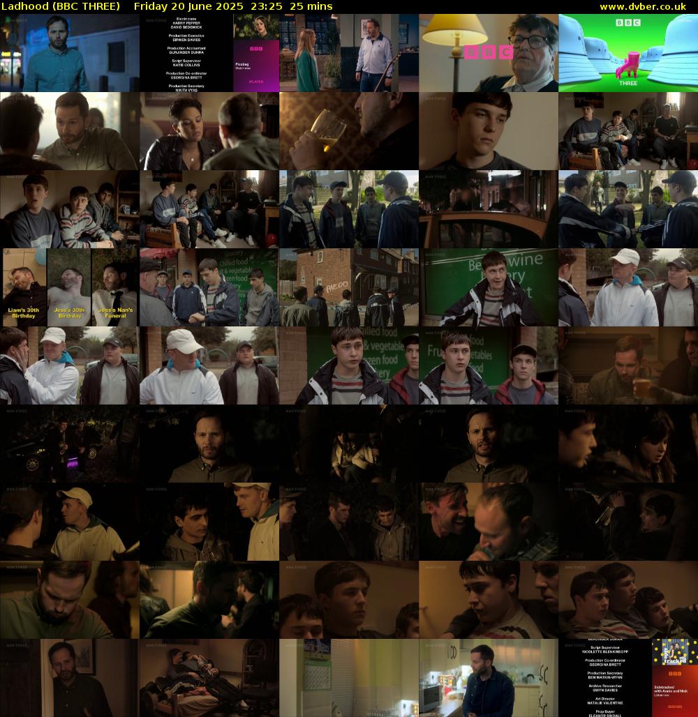 Ladhood (BBC THREE) Friday 20 June 2025 23:25 - 23:50
