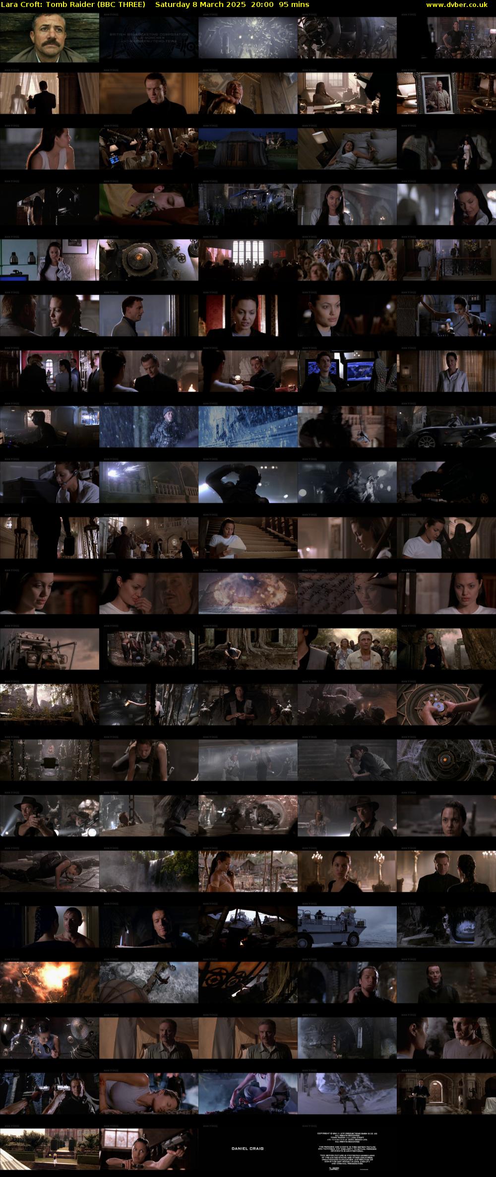Lara Croft: Tomb Raider (BBC THREE) Saturday 8 March 2025 20:00 - 21:35