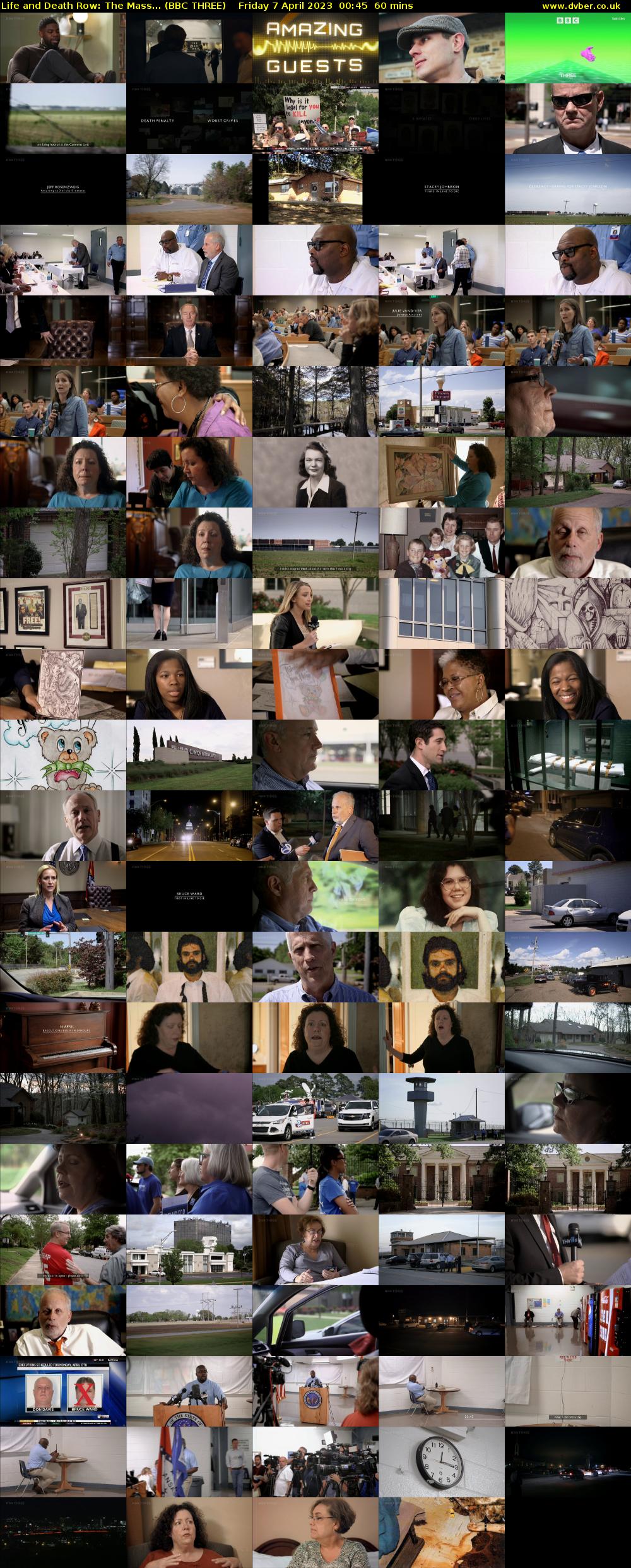 Life and Death Row: The Mass... (BBC THREE) Friday 7 April 2023 00:45 - 01:45