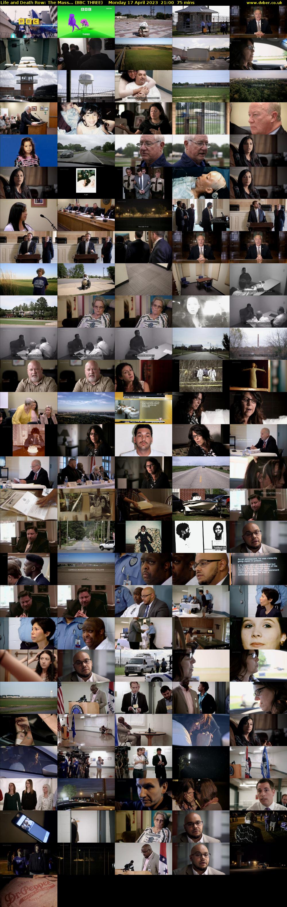 Life and Death Row: The Mass... (BBC THREE) Monday 17 April 2023 21:00 - 22:15