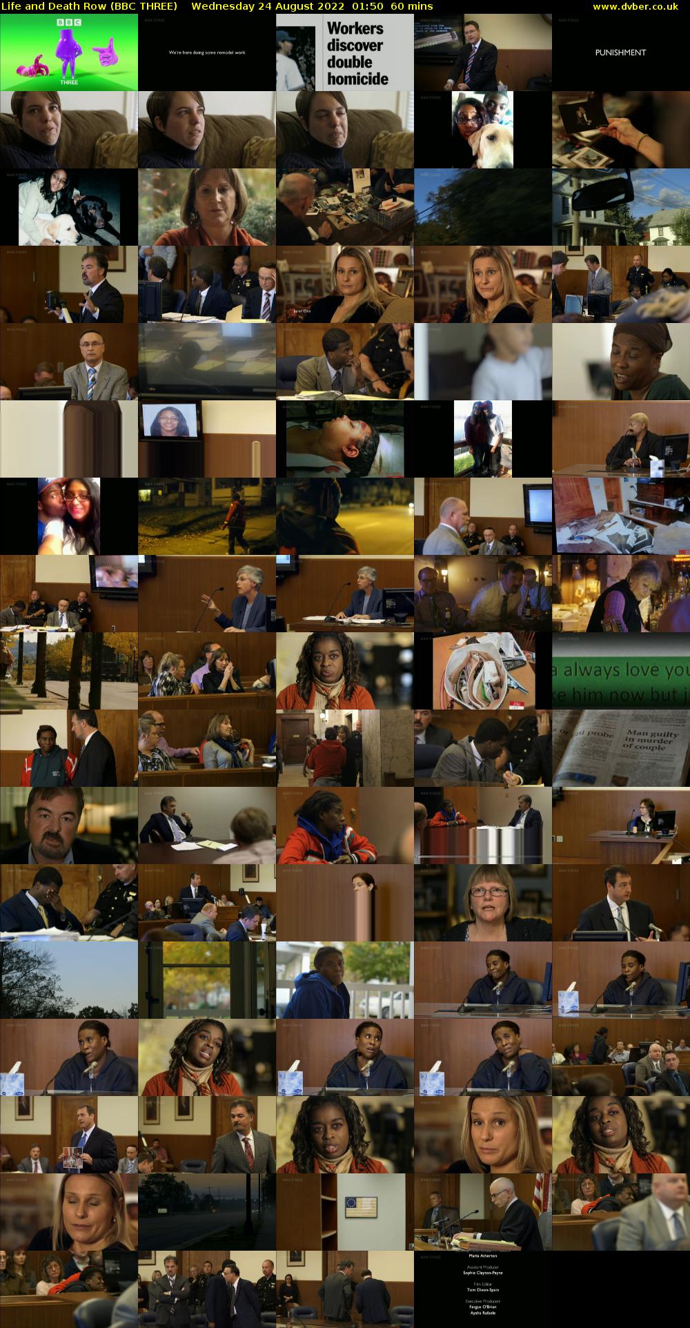 Life and Death Row (BBC THREE) Wednesday 24 August 2022 01:50 - 02:50