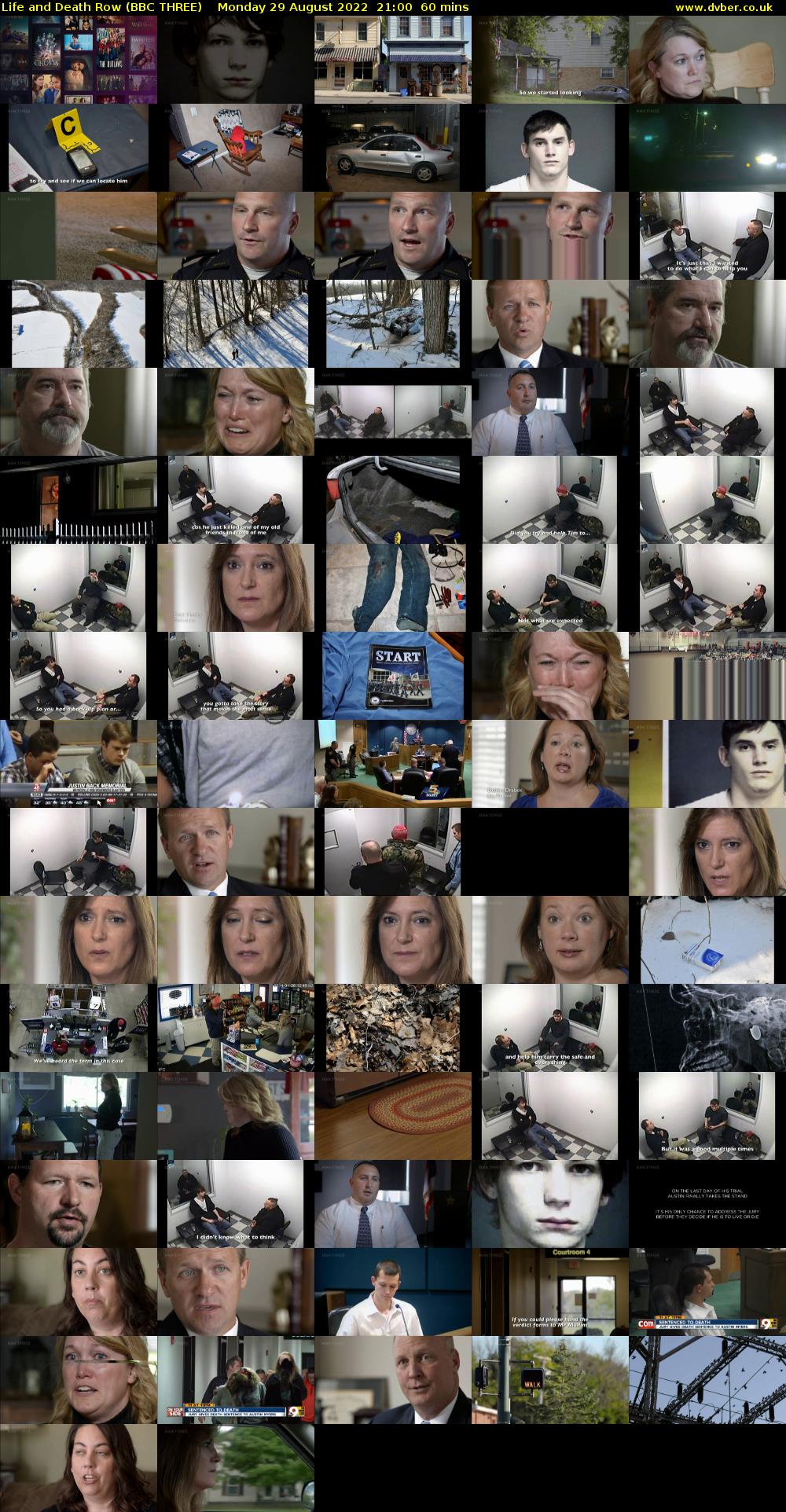 Life and Death Row (BBC THREE) Monday 29 August 2022 21:00 - 22:00