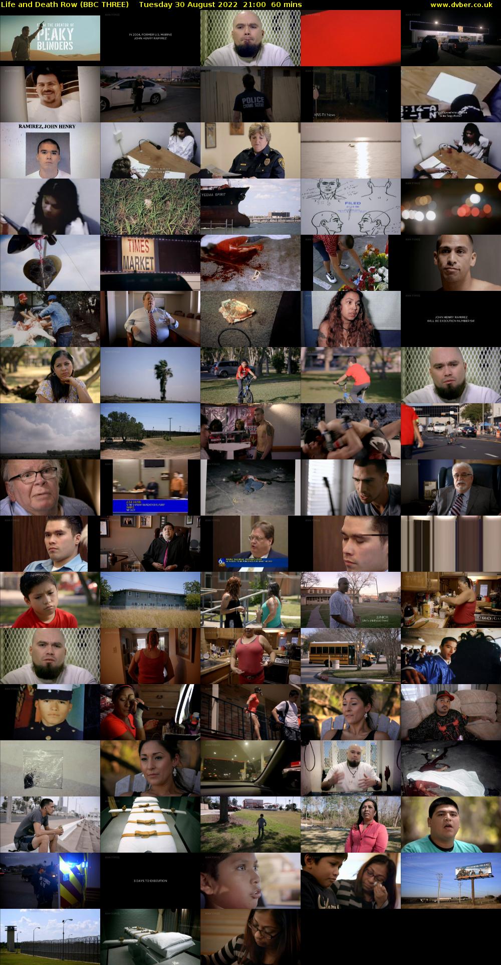 Life and Death Row (BBC THREE) Tuesday 30 August 2022 21:00 - 22:00