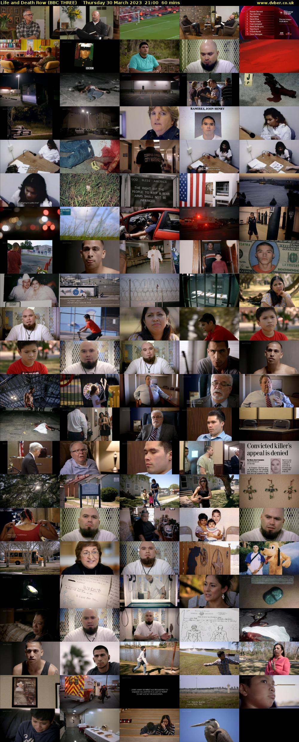 Life and Death Row (BBC THREE) Thursday 30 March 2023 21:00 - 22:00