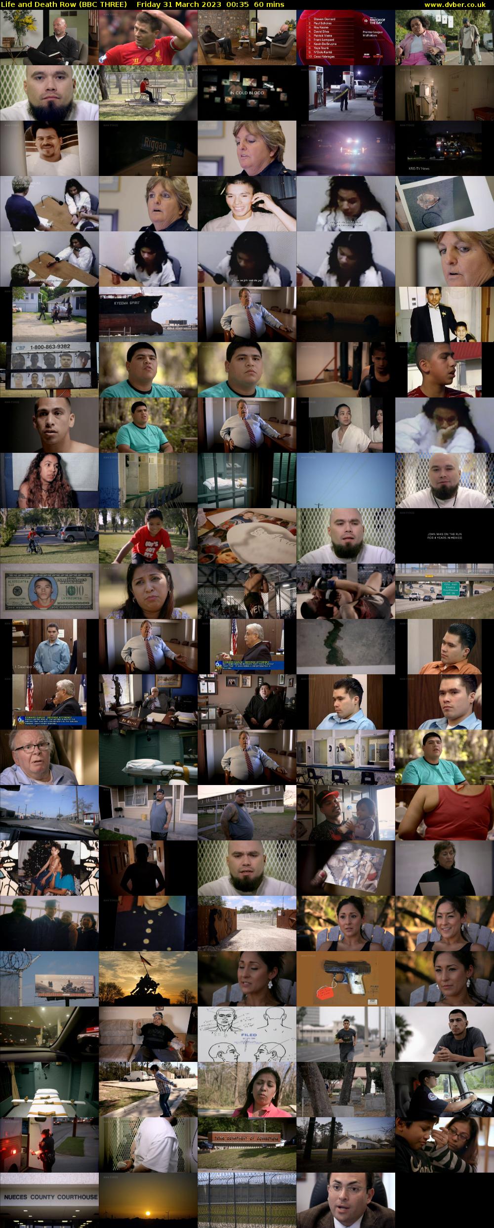 Life and Death Row (BBC THREE) Friday 31 March 2023 00:35 - 01:35