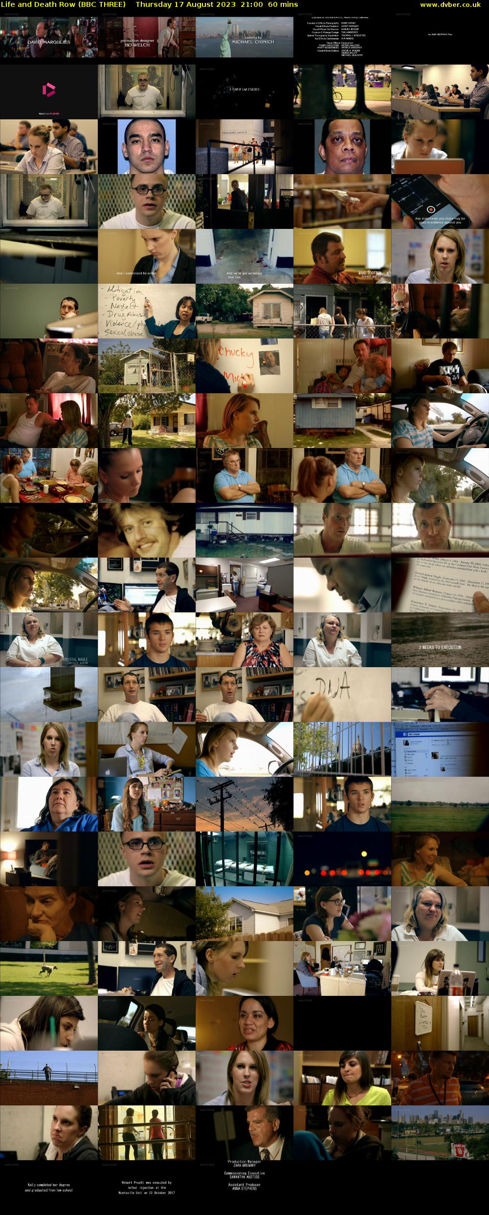 Life and Death Row (BBC THREE) Thursday 17 August 2023 21:00 - 22:00