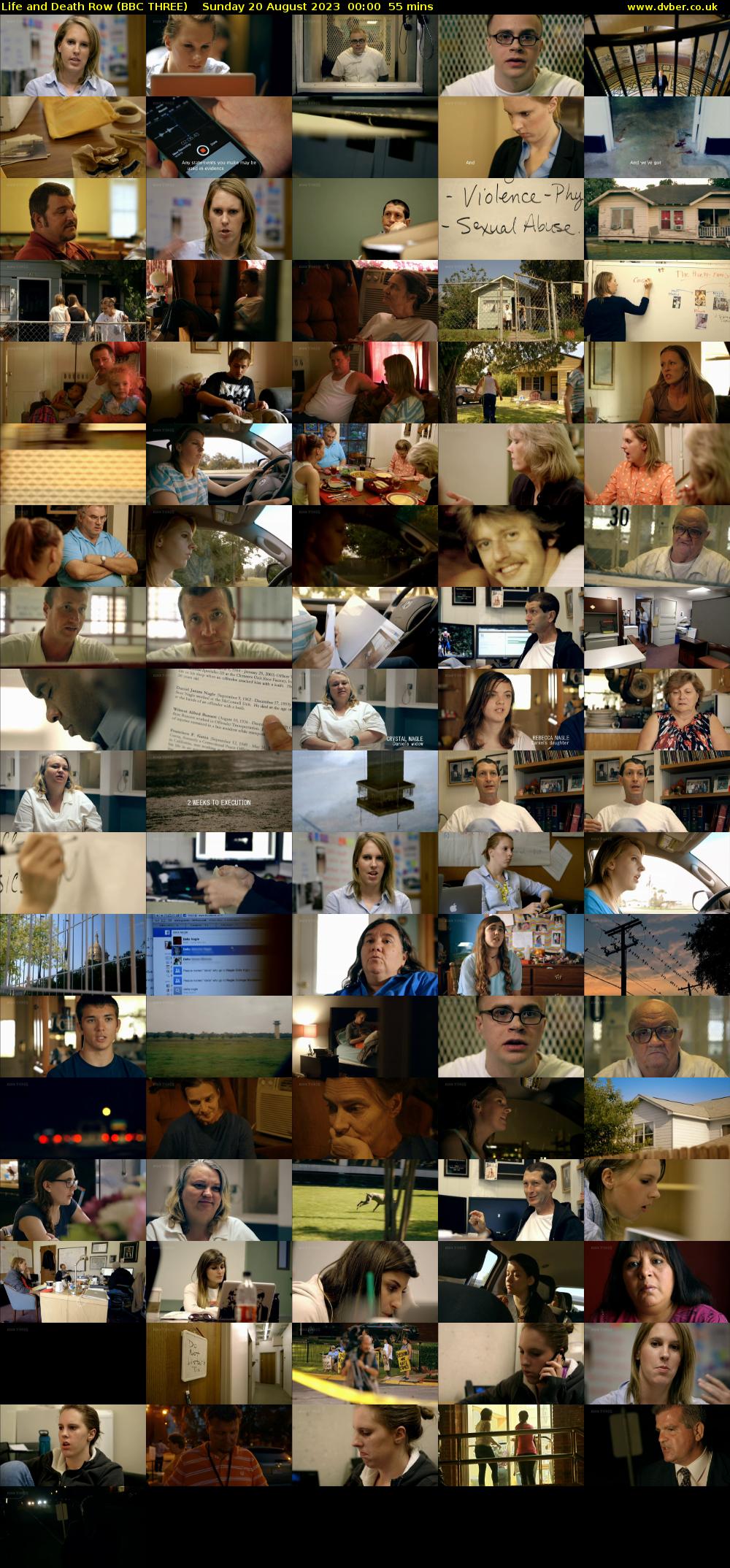Life and Death Row (BBC THREE) Sunday 20 August 2023 00:00 - 00:55