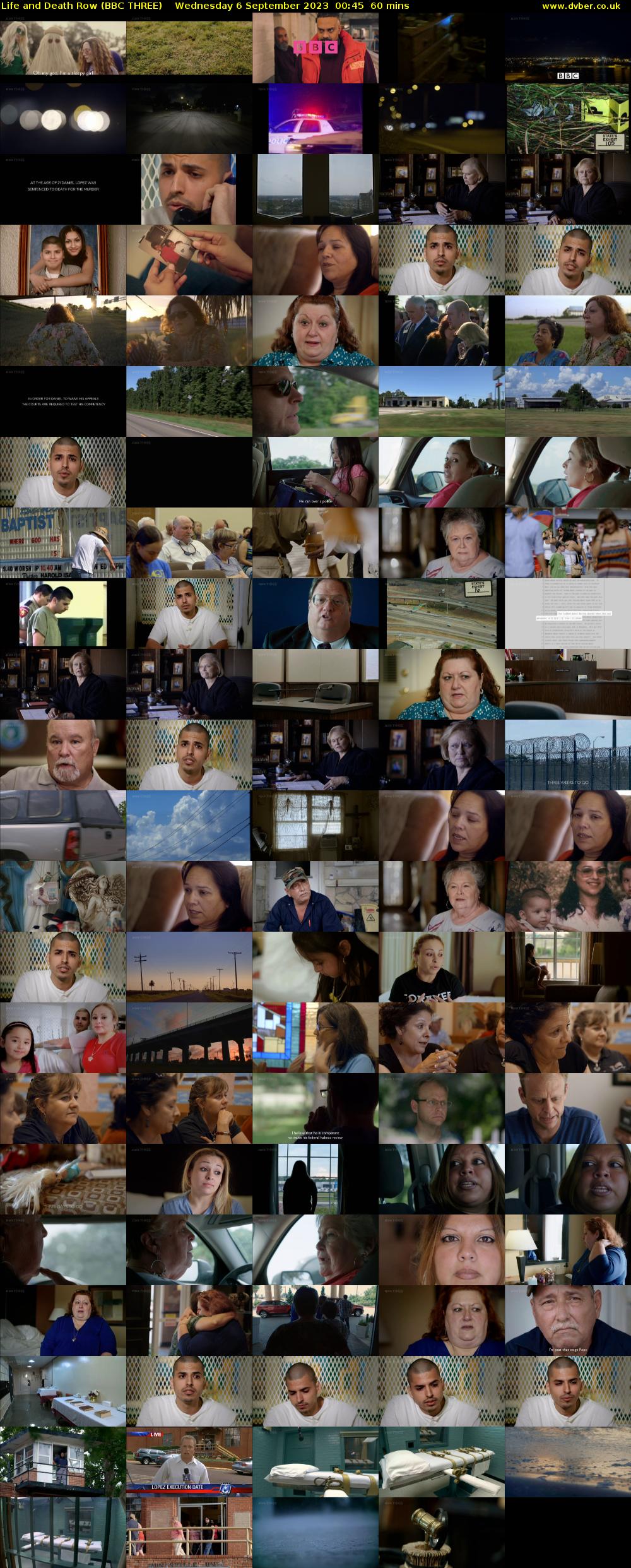 Life and Death Row (BBC THREE) Wednesday 6 September 2023 00:45 - 01:45