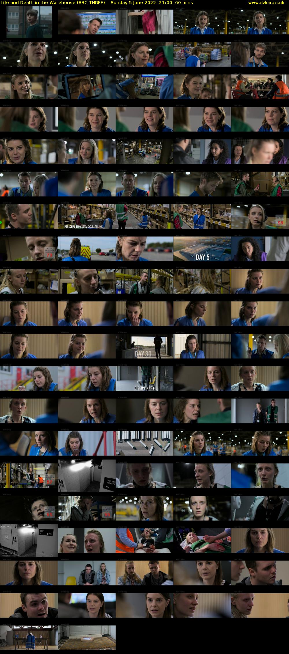 Life and Death in the Warehouse (BBC THREE) Sunday 5 June 2022 21:00 - 22:00