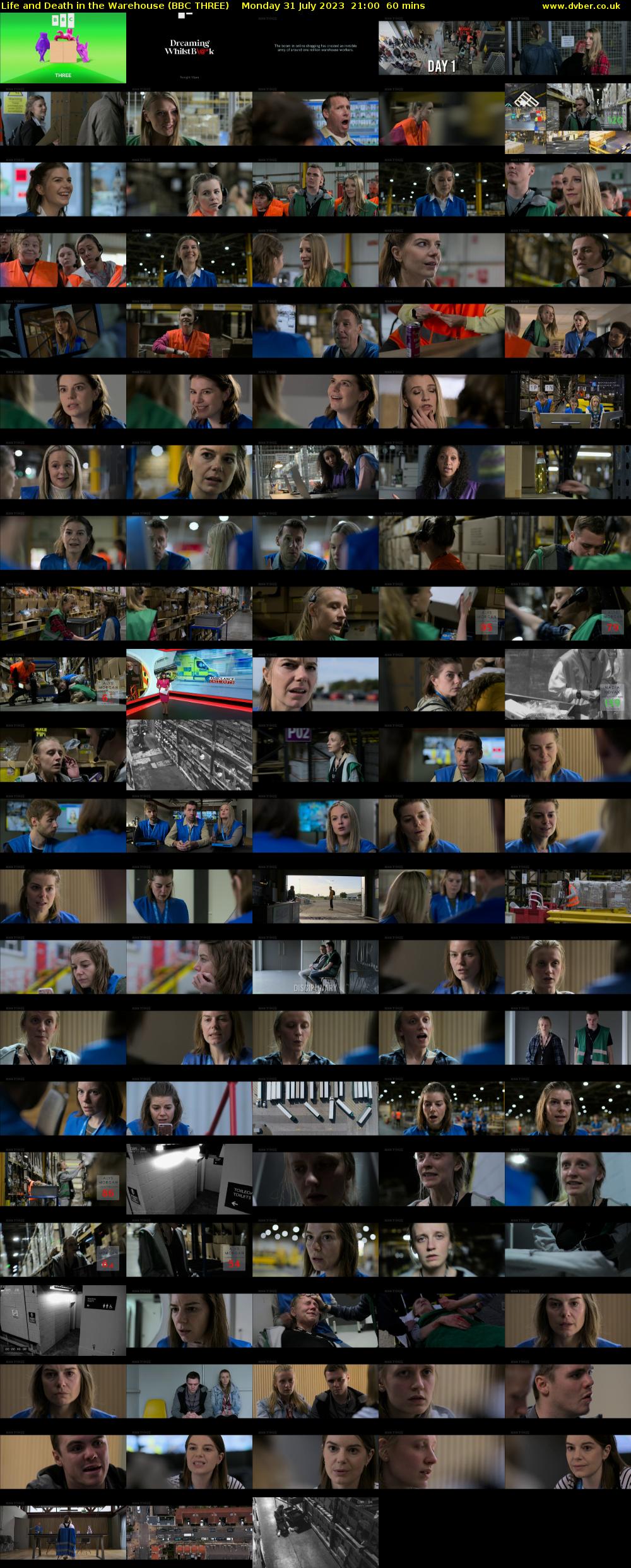 Life and Death in the Warehouse (BBC THREE) Monday 31 July 2023 21:00 - 22:00