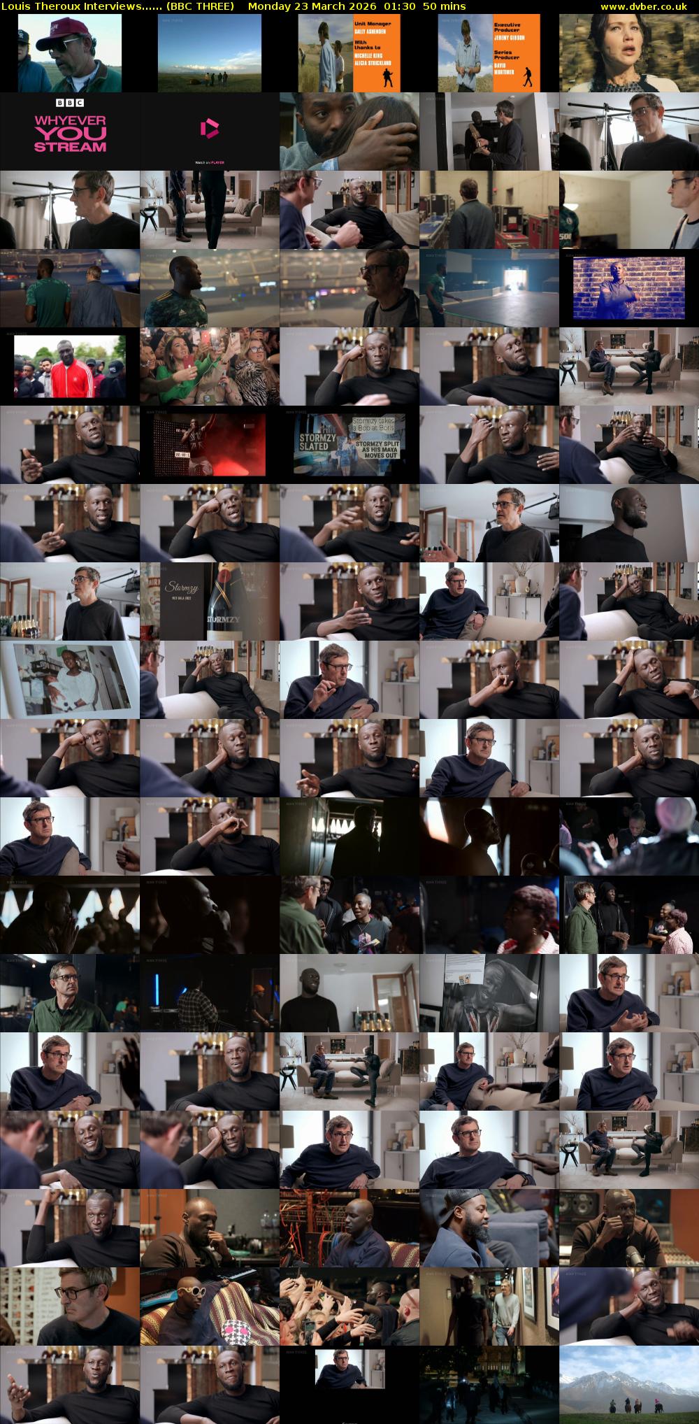 Louis Theroux Interviews...... (BBC THREE) Monday 23 March 2026 01:30 - 02:20