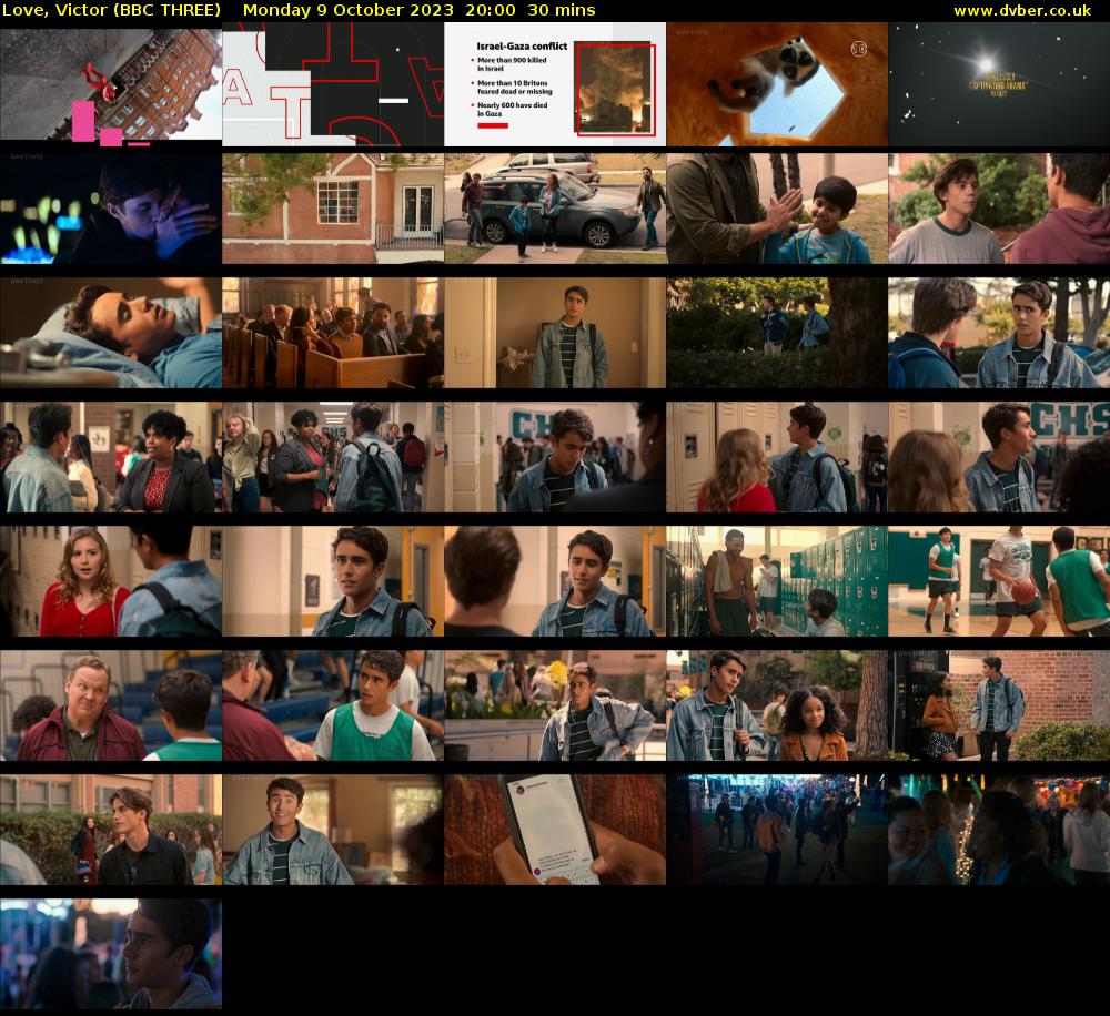 Love, Victor (BBC THREE) Monday 9 October 2023 20:00 - 20:30