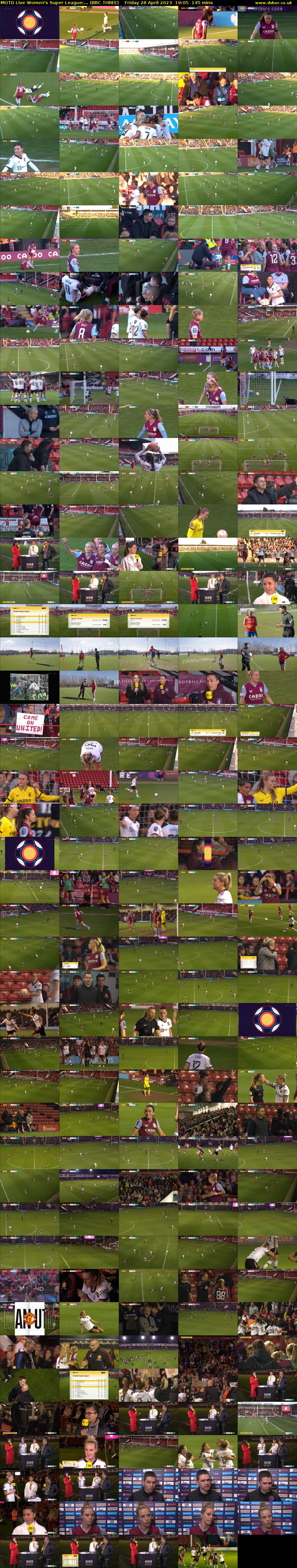 MOTD Live Women's Super League:... (BBC THREE) Friday 28 April 2023 19:05 - 21:30