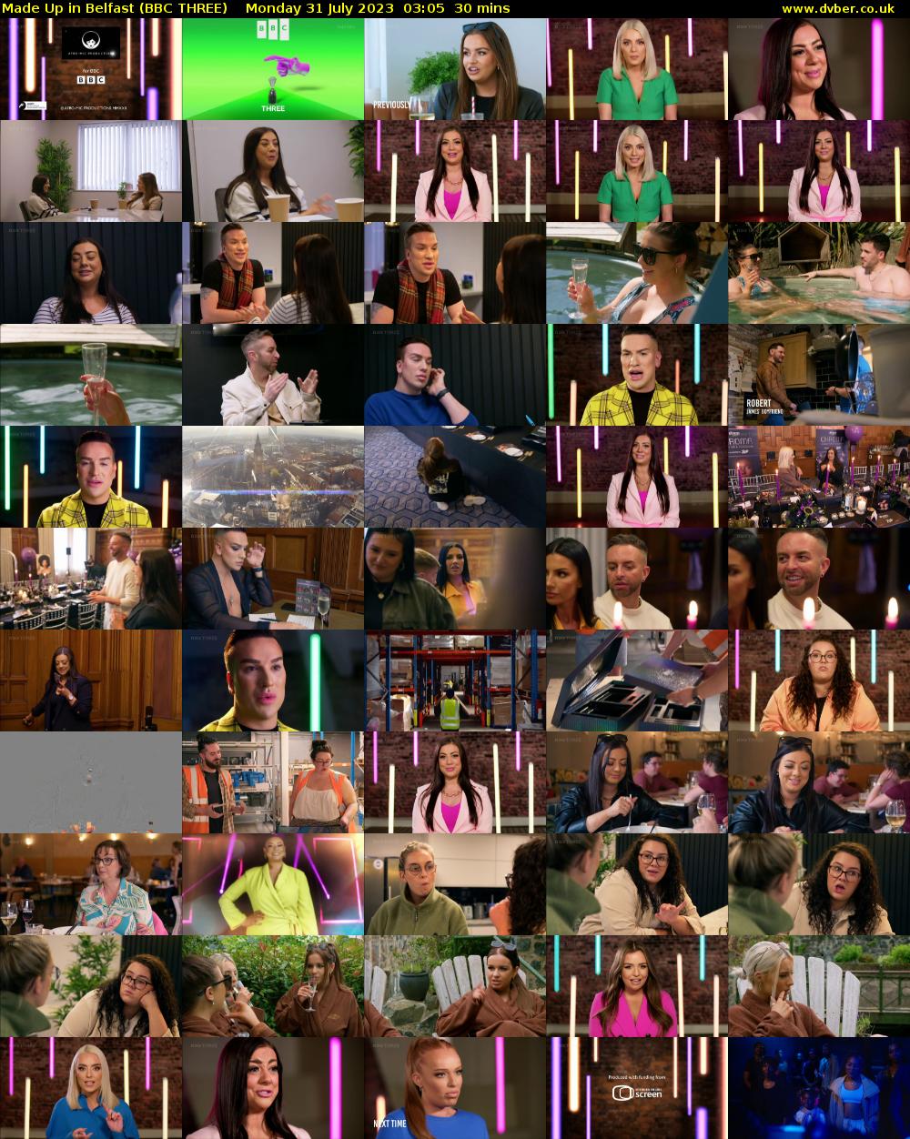 Made Up in Belfast (BBC THREE) Monday 31 July 2023 03:05 - 03:35