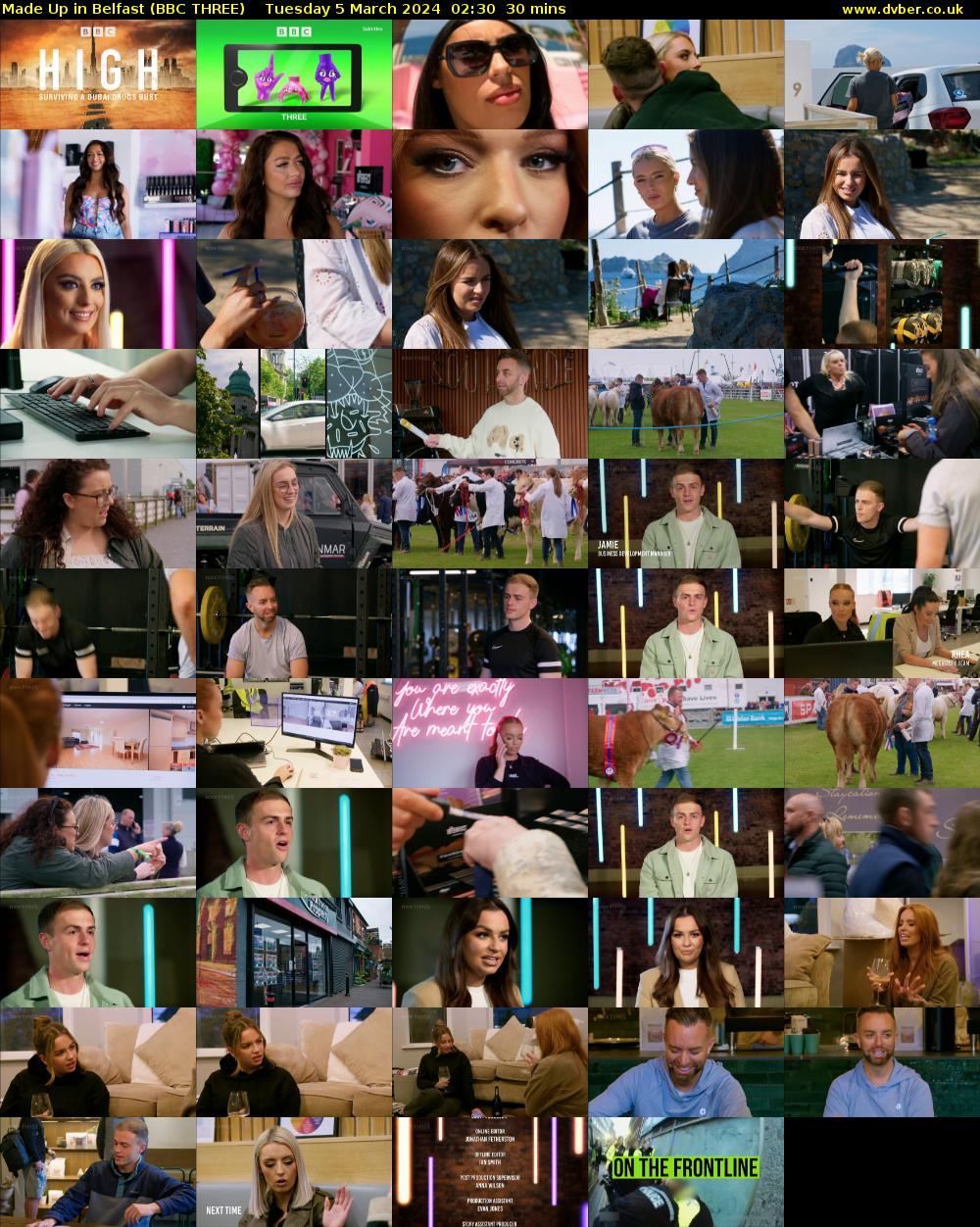 Made Up in Belfast (BBC THREE) Tuesday 5 March 2024 02:30 - 03:00