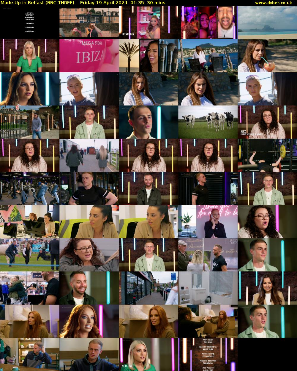 Made Up in Belfast (BBC THREE) Friday 19 April 2024 01:35 - 02:05