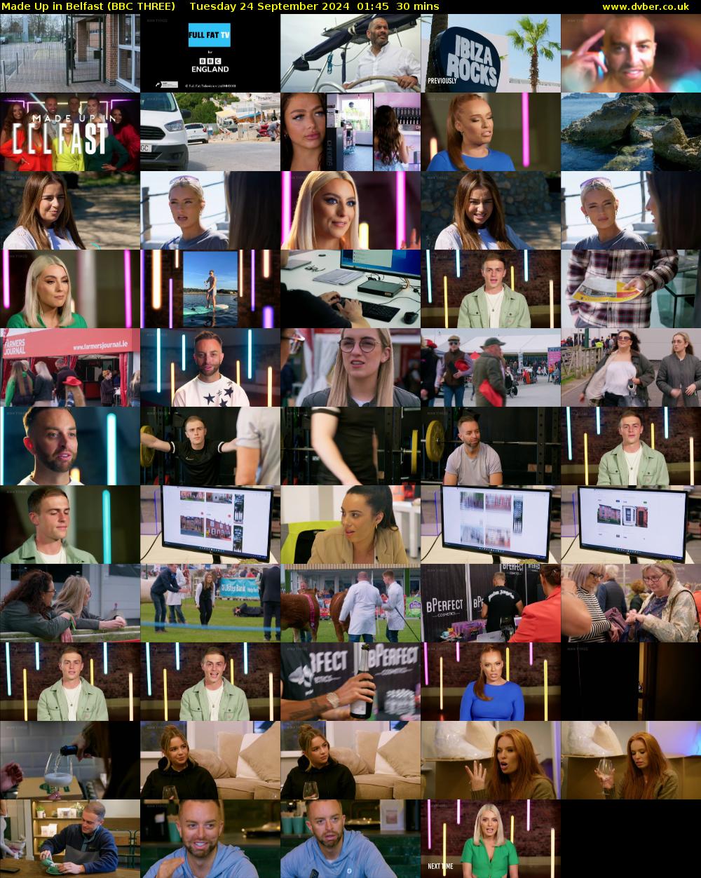 Made Up in Belfast (BBC THREE) Tuesday 24 September 2024 01:45 - 02:15