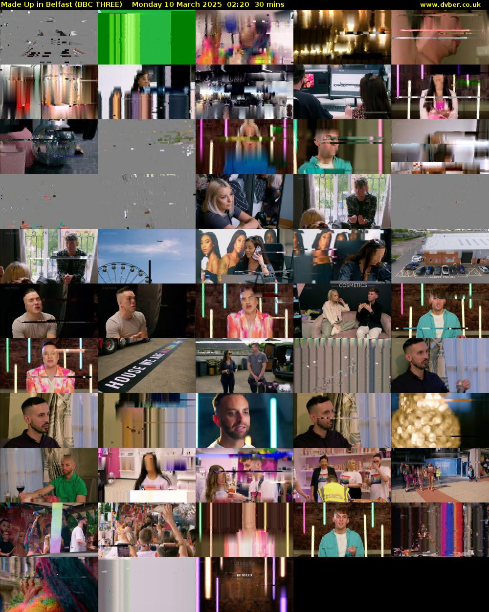 Made Up in Belfast (BBC THREE) Monday 10 March 2025 02:20 - 02:50
