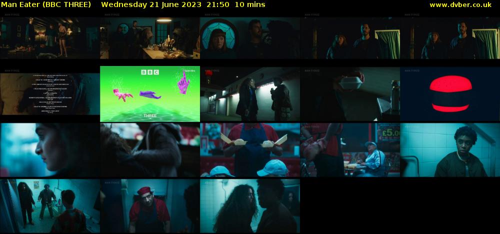 Man Eater (BBC THREE) Wednesday 21 June 2023 21:50 - 22:00