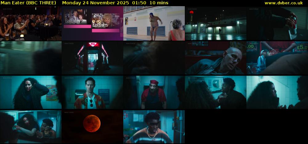 Man Eater (BBC THREE) Monday 24 November 2025 01:50 - 02:00