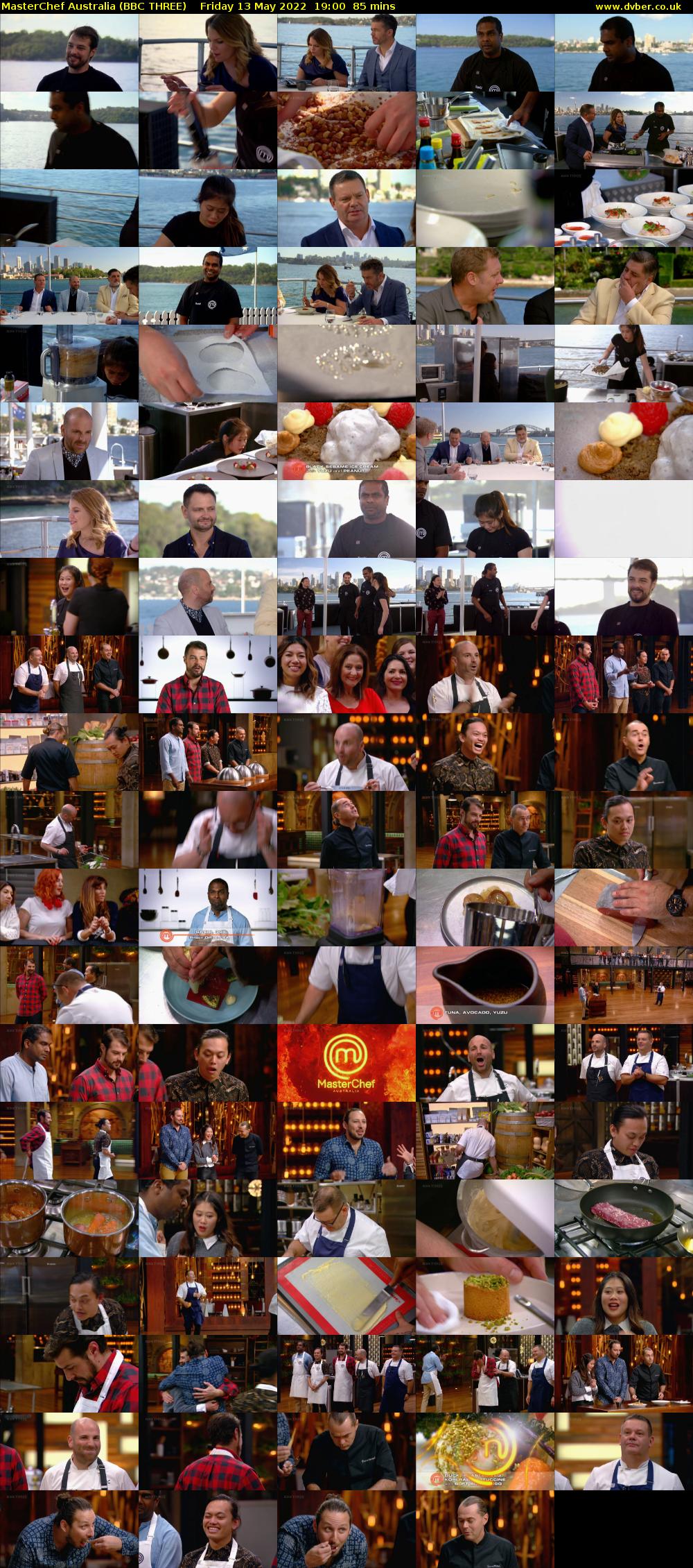 MasterChef Australia (BBC THREE) Friday 13 May 2022 19:00 - 20:25