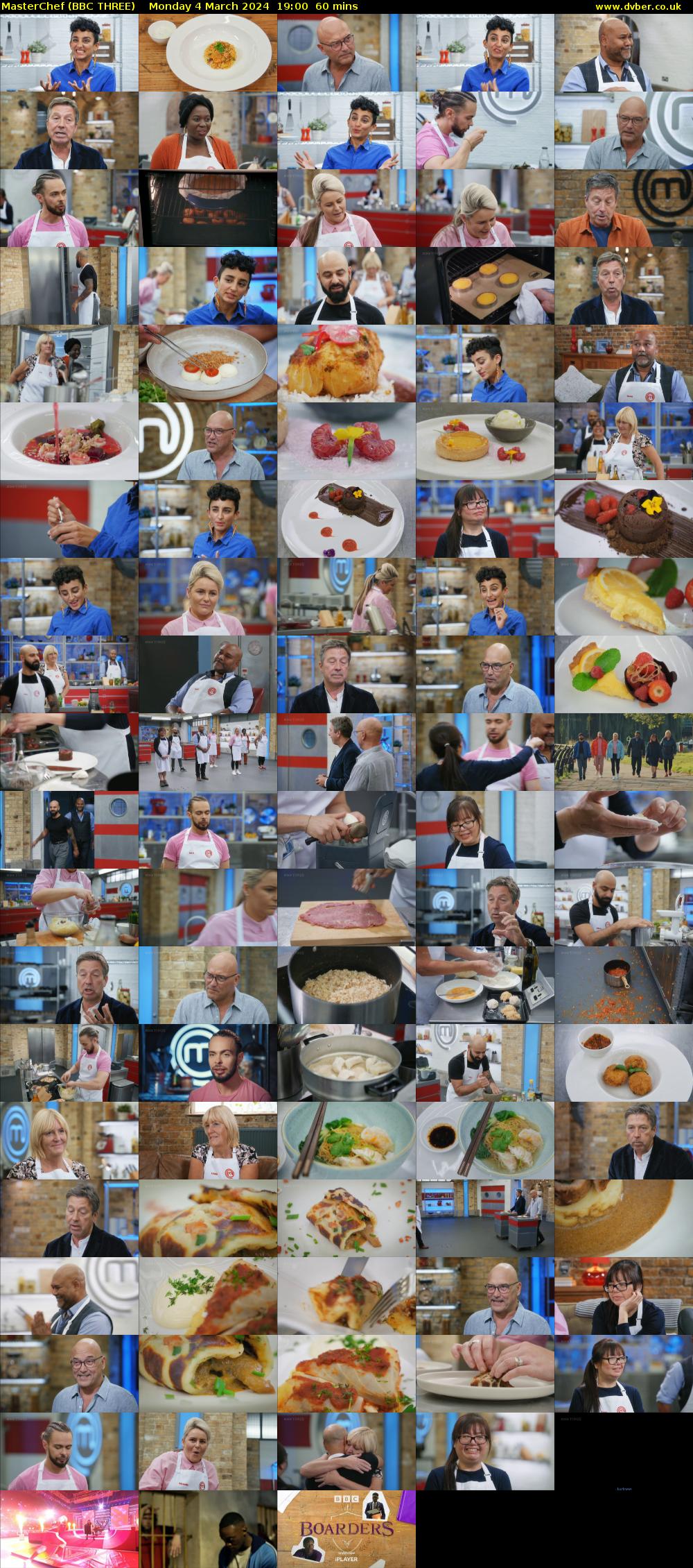 MasterChef (BBC THREE) Monday 4 March 2024 19:00 - 20:00
