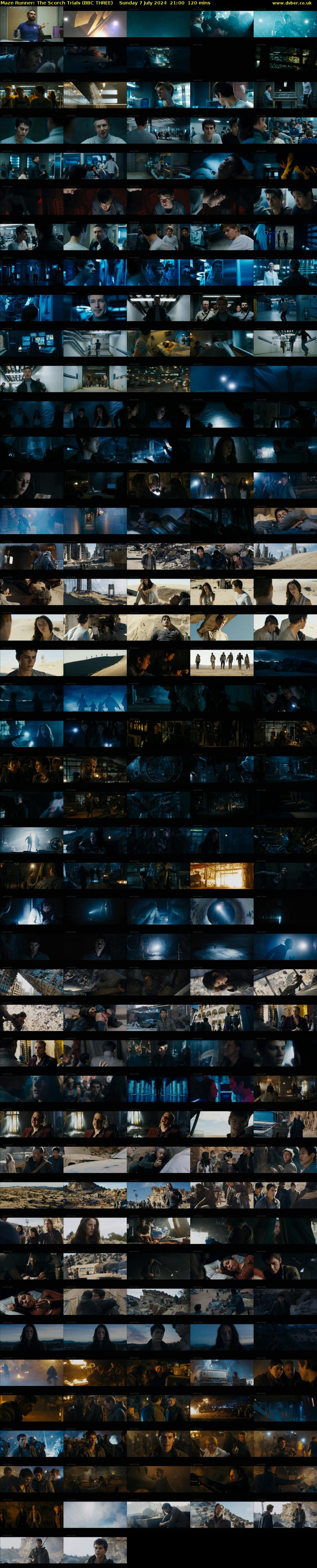 Maze Runner: The Scorch Trials (BBC THREE) Sunday 7 July 2024 21:00 - 23:00