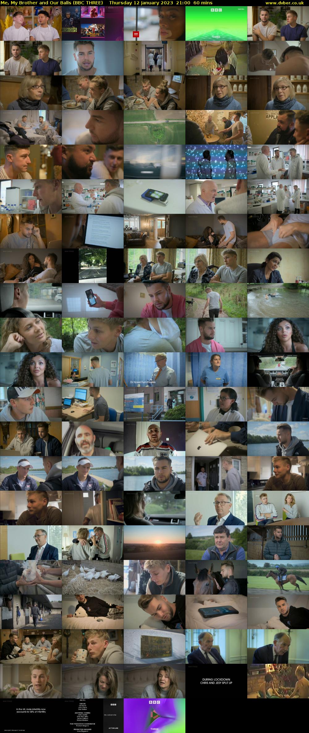 Me, My Brother and Our Balls (BBC THREE) Thursday 12 January 2023 21:00 - 22:00