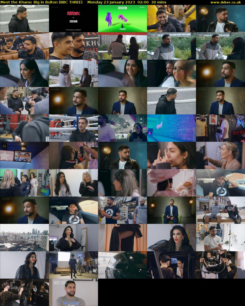 Meet the Khans: Big in Bolton (BBC THREE) Monday 23 January 2023 02:00 - 02:30