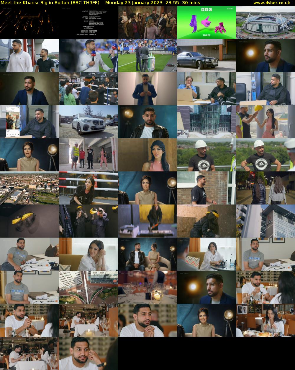 Meet the Khans: Big in Bolton (BBC THREE) Monday 23 January 2023 23:55 - 00:25