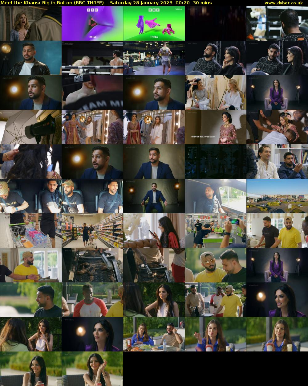 Meet the Khans: Big in Bolton (BBC THREE) Saturday 28 January 2023 00:20 - 00:50