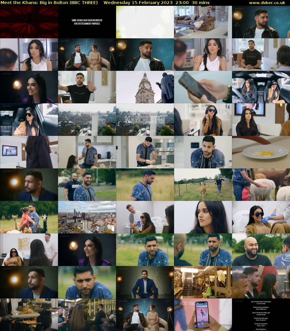 Meet the Khans: Big in Bolton (BBC THREE) Wednesday 15 February 2023 23:00 - 23:30