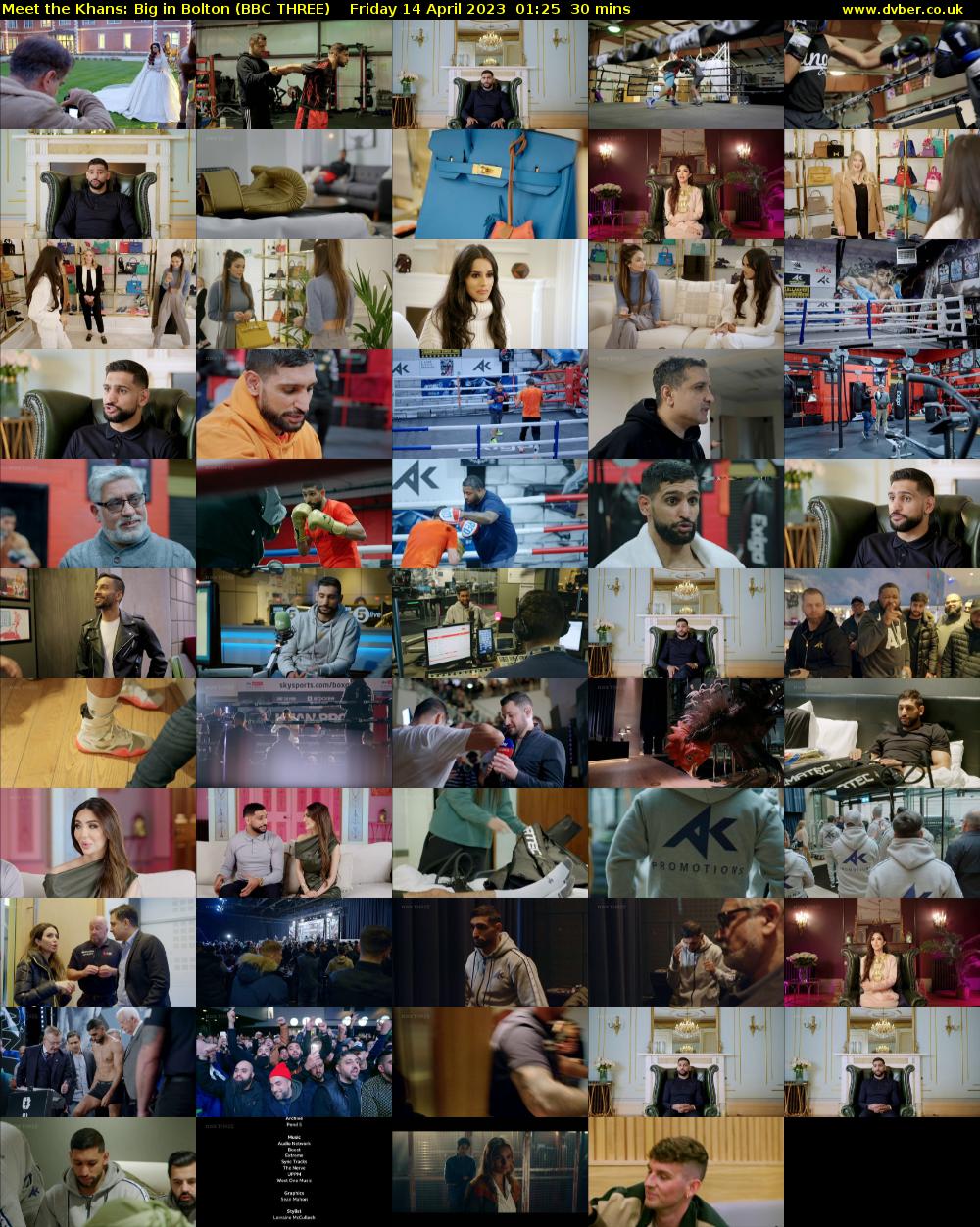 Meet the Khans: Big in Bolton (BBC THREE) Friday 14 April 2023 01:25 - 01:55