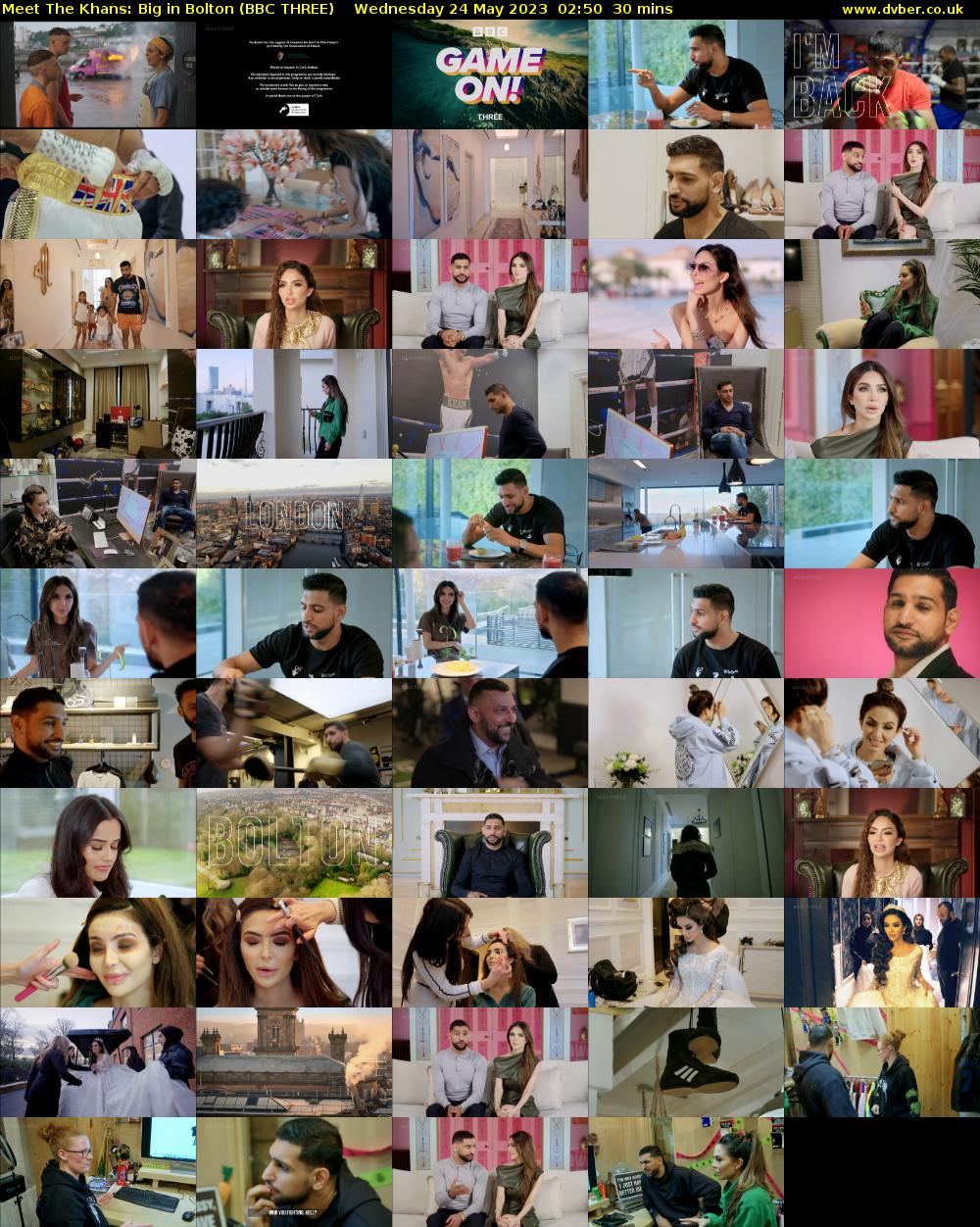 Meet the Khans: Big in Bolton (BBC THREE) Wednesday 24 May 2023 02:50 - 03:20