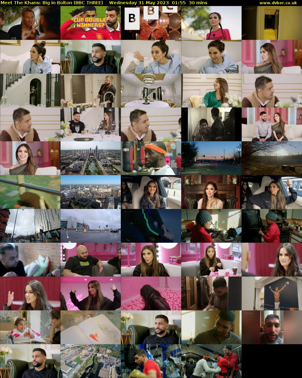 Meet the Khans: Big in Bolton (BBC THREE) Wednesday 31 May 2023 01:55 - 02:25
