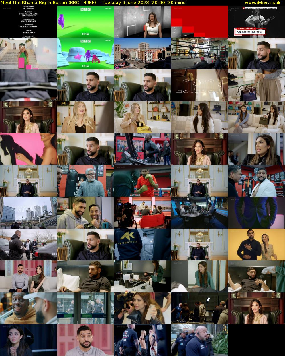 Meet the Khans: Big in Bolton (BBC THREE) Tuesday 6 June 2023 20:00 - 20:30